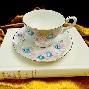 Vintage Royal Stafford Bone China Teacup and Saucer